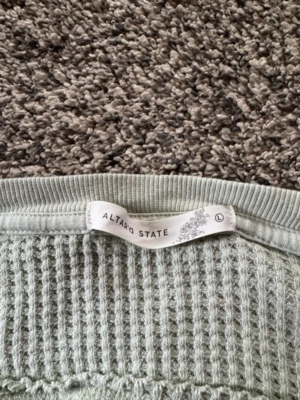 Altar'd State Oversized Cropped Sweater - Image 2