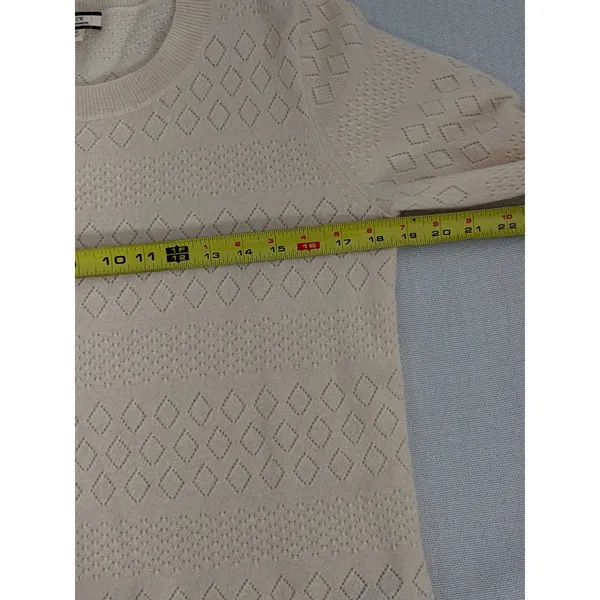J. Crew Cashmere Cream Sweater‎ size medium - Image 4