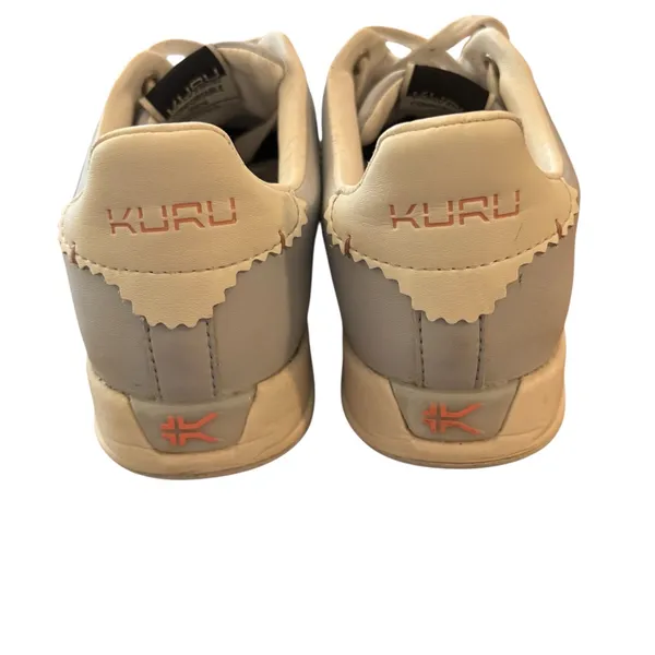 Kuru Roam Classic Court Sneaker Shoes Size 9B Leather Light Gray Women’s Comfort - Image 4