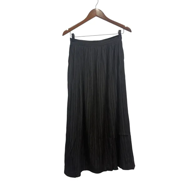 Lulus Midsummer Memories Black Mid-Rise Maxi Skirt size Small NWT - Image 2