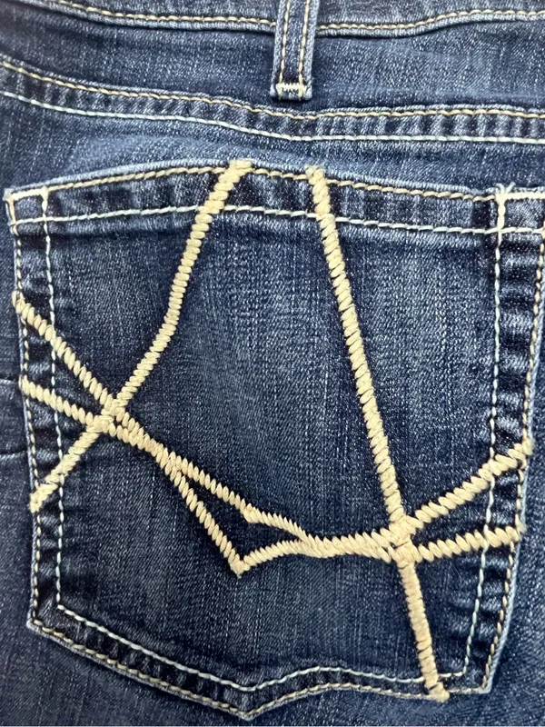 Ariat Real Denim Women’s Missouri Real Sienna Dark Wash Bootcut Jeans Size 33L - Image 9