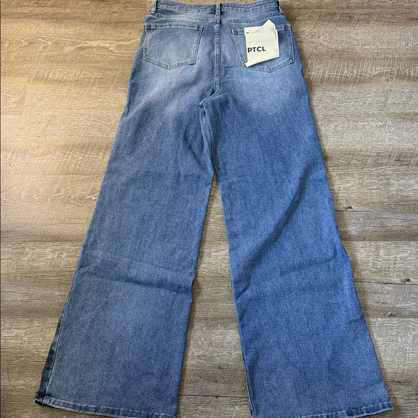 NWT PTCL Ethikal Brand Flame Wide Leg Jeans Size 29 - Image 4