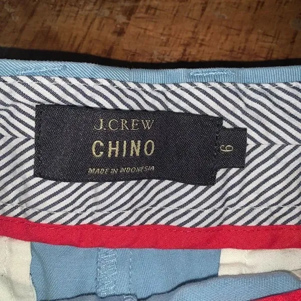J Crew pale blue size 6 flat front vacationcore 6 chino shorts - Image 2