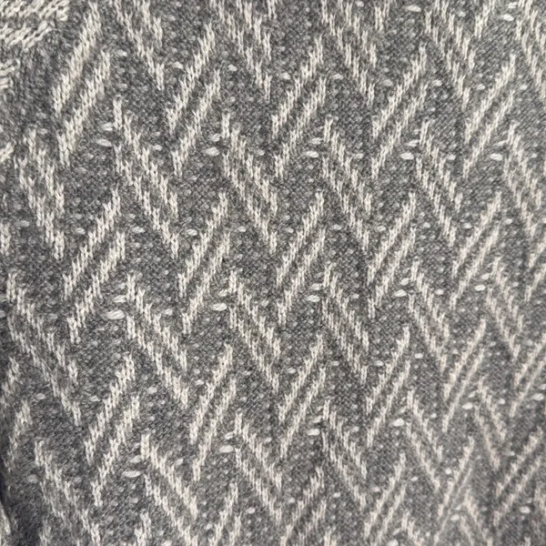 Anthropologie Moth Wool Blend Belted Gray Patterned Cardigan W1244 Sz S - Image 9