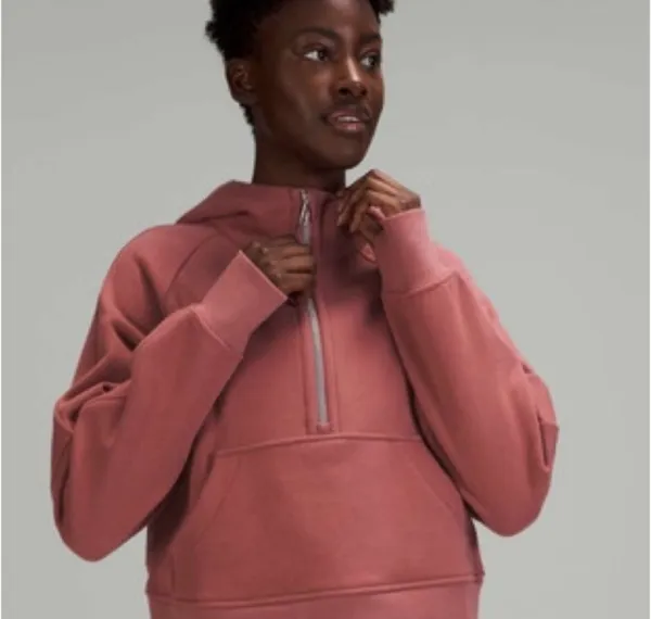 Lululemon Oversized Scuba Half-Zip in spiced chai in M/L - Image 4