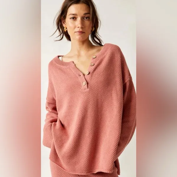 Free People Hailee Sweater Set - Soft Heather pink S - Image 3