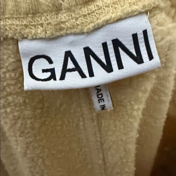 GANNI yellow‎ Embroidered sweatpants joggers Size Small - Image 4