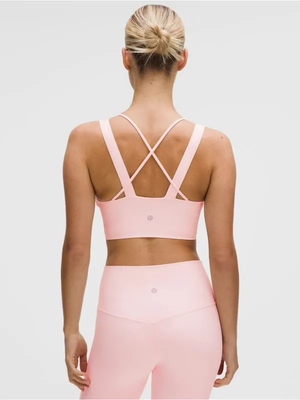Lululemon Like A Cloud Longline Bra *Light Support D/DD Bundle Black Pink‎ - Image 3