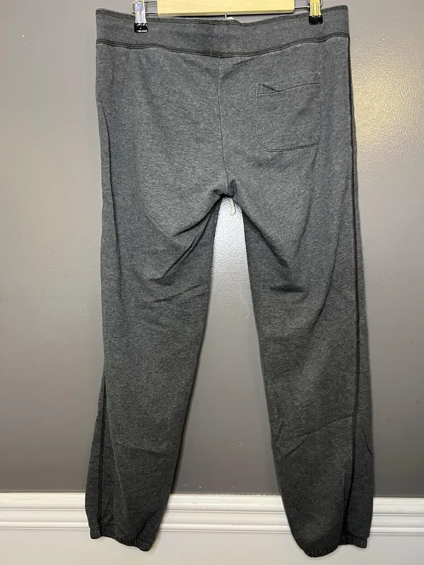 Aerie Sweatpants Womens Large Gray French Terry Jogger Lounge Cuffed Drawstring - Image 5