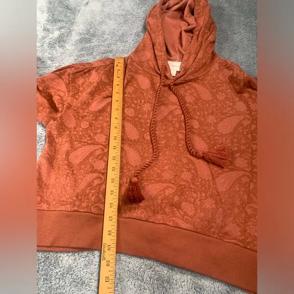Cleobella jaidev Hoodie pattern Anthropologie small - Image 8