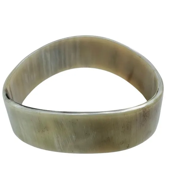 Buffalo Horn asymmetrical bangle bracelet - Image 3