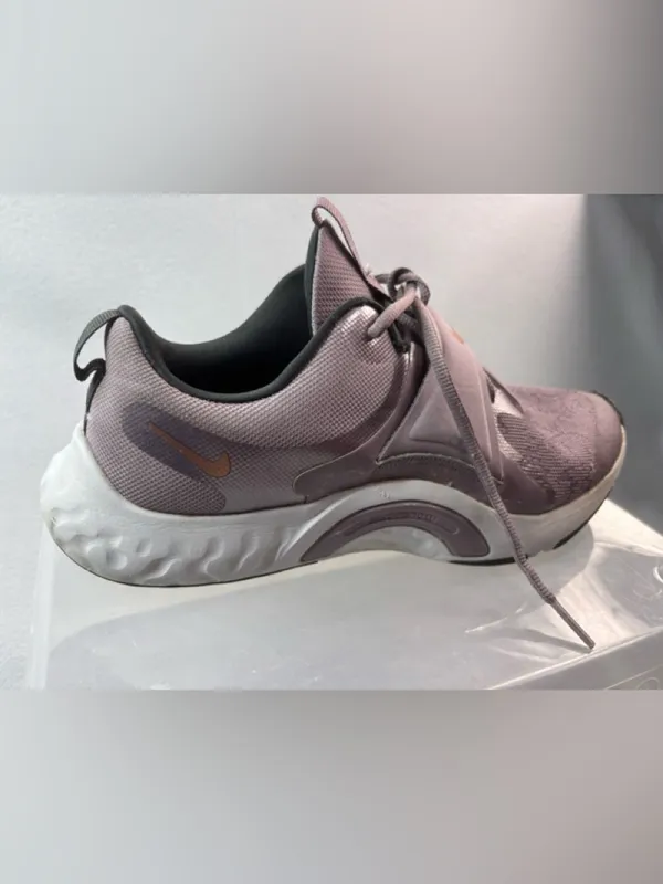 Nike Crew 10 Women's Mauve Cross-Training Sneakers w Rose Gold Swoosh - Image 5