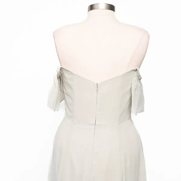 Jenny Yoo - ‎ Bridesmaid Elsie Off The Shoulder Flutter Sleeve Chiffon Dress - Image 13