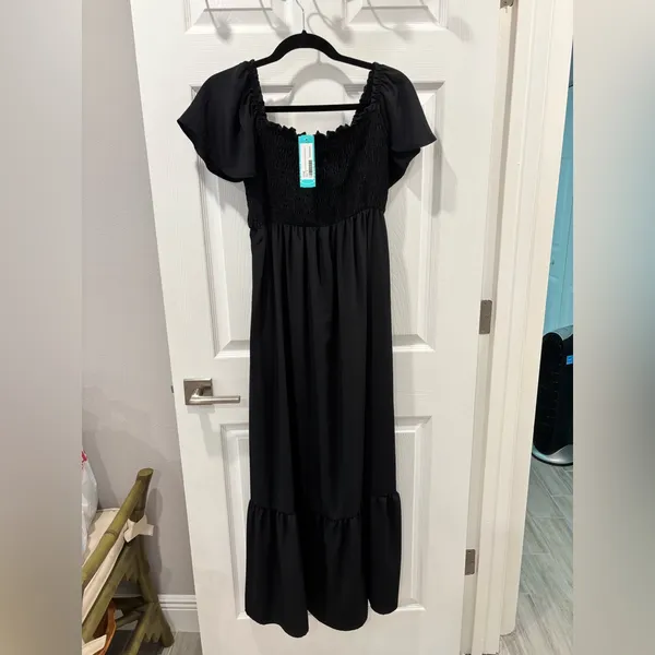 Stitch Fix Kaileigh Malia Maternity Ruffle Sleeve Dress size‎ Small NWT - Image 4