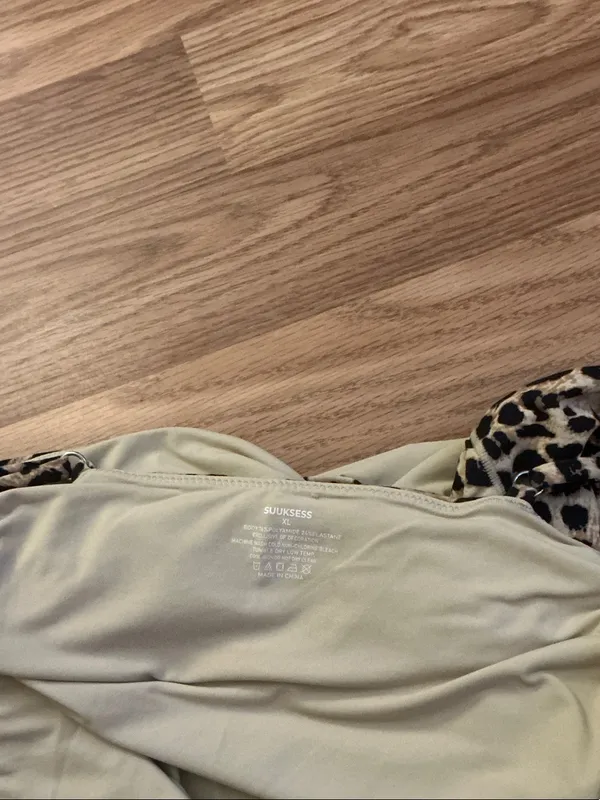 Suuksess Leopard Cami Bodysuit Size XL Brown - Image 3