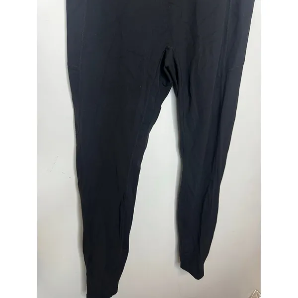 Halara High Waisted Tummy Control Pocket Workout Leggings Black Plus Size XL - Image 4