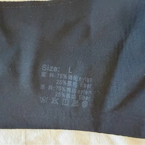 Women's NEW Black Bra Size Large #260483 - Image 4
