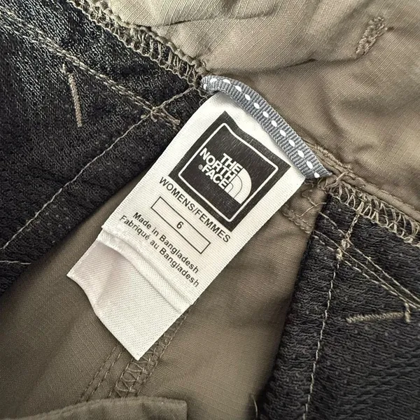 The North Face Womens Cropped Hiking Pants Size 6 Green‎ Nylon Outdoor Cargo - Image 8