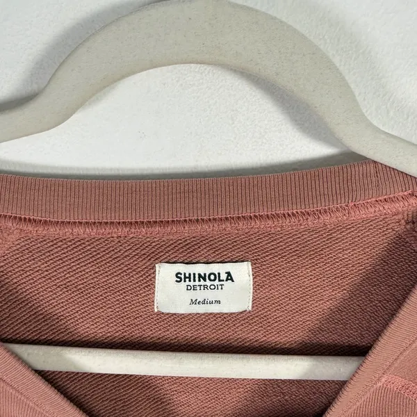 Shinola Detroit Clay Brown Sweatshirt French Terry Lounge READ Unisex Medium‎ - Image 5