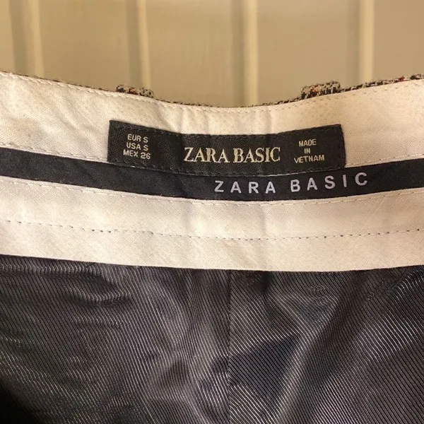 Zara Plaid Gaucho Pants - Image 5