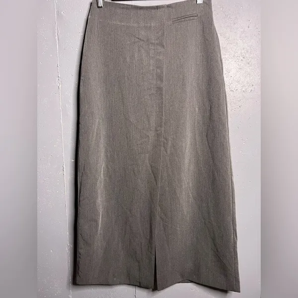 COMMENSE She's Effortless Slit Maxi Skirt with slit side zipper. Size M NWT - Image 2