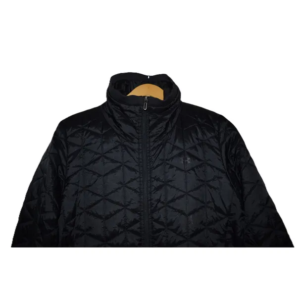 Under Armour ColdGear Reactor Jacket Womens Medium Black Excellent Quilted Storm - Image 2