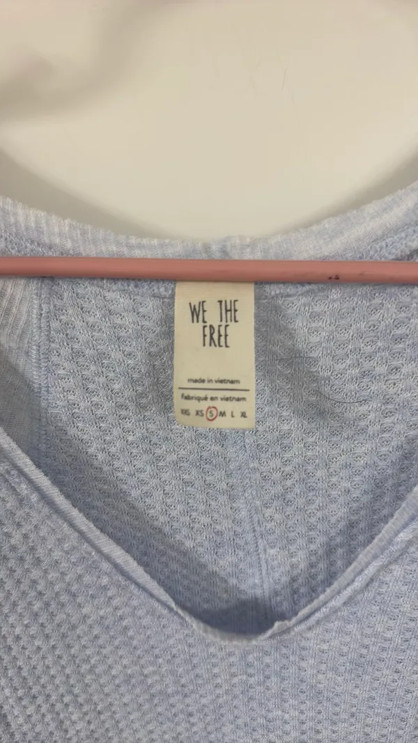 Free People We The Free Waffle Knit Top - Image 3