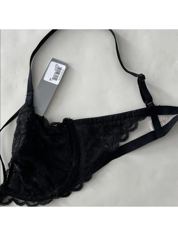 NWT Chelsea28 Cross My Heart Sexy Strappy Lace Bralette 34B - Image 4