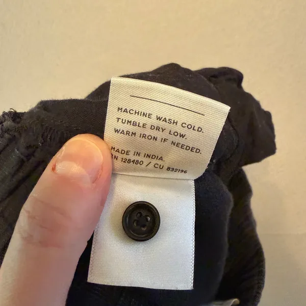 Pact Organic Cotton Hemp Blend Pull On Shorts Black Women Medium - Image 8