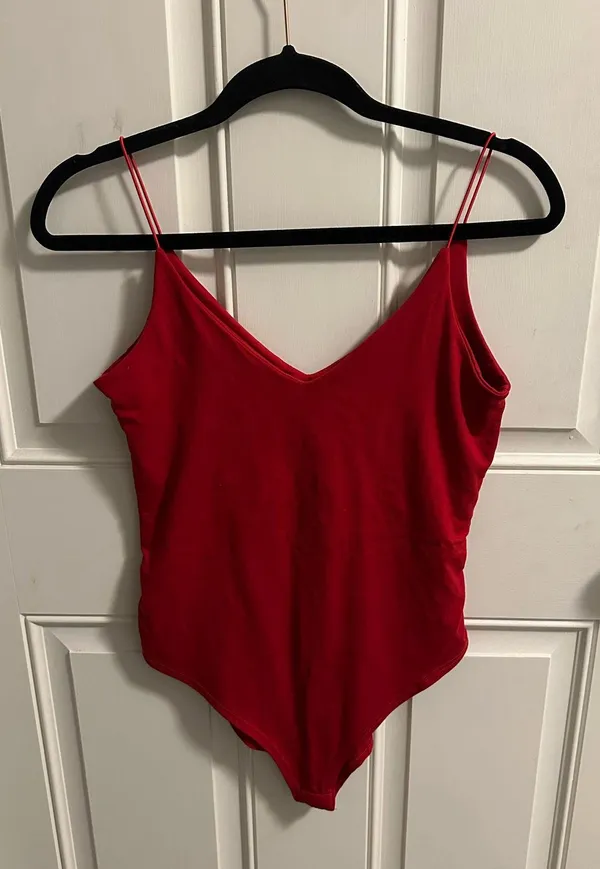 White and Red Gaze USA Bodysuit - Image 7