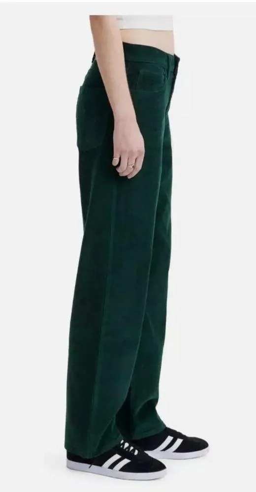 NWT Levis Womens Mid Rise 94 Baggy Corduroy Jeans Pants Green 26 - Image 3