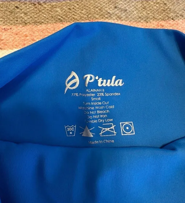 p'tula Paula Blue Leggings - Image 4