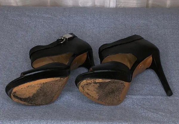 Coach Black Wexwood Peep Toe Heels - Image 5
