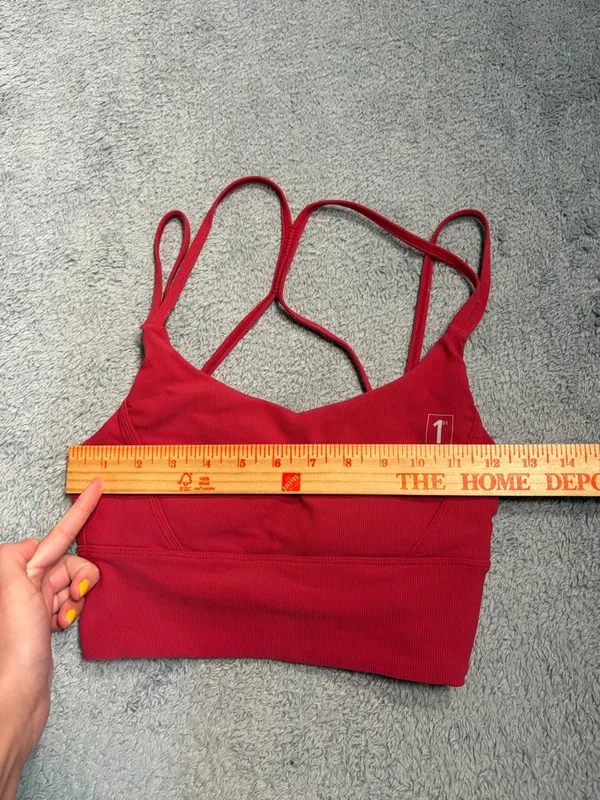 1st phorm Red Strappy Sports Bra small - Image 4