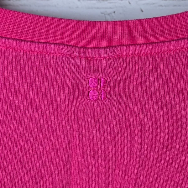 Sweaty Betty After Class Sweatshirt Pink Cropped Thumbhole Pullover US 8 M - Image 6