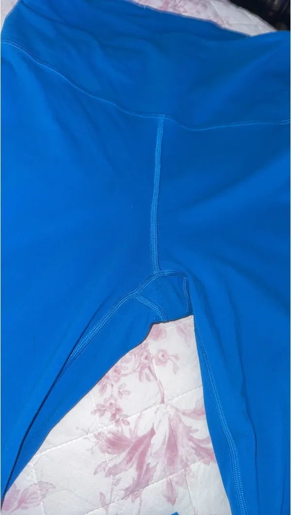 Lululemon Leggings High-Rise Flare Groove ~ poolside - Image 2