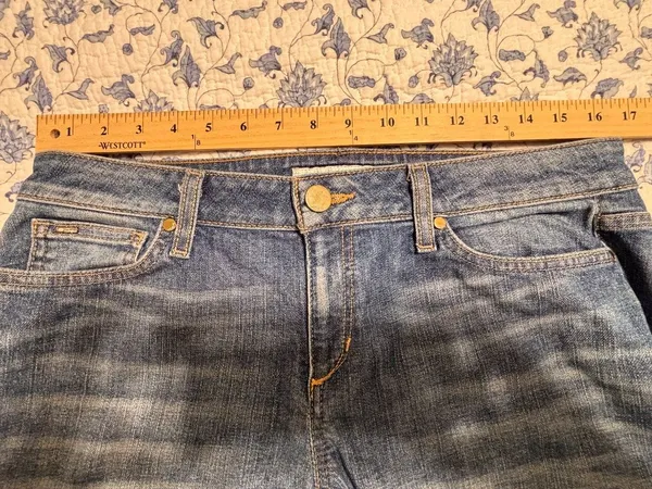 Joe's Jeans Honey Bootcut Jeans Women's 31 Dora Wash low Rise Stretch 33" inseam - Image 7