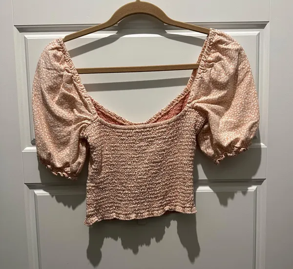 Abercrombie Puff Sleeve Top - Image 4