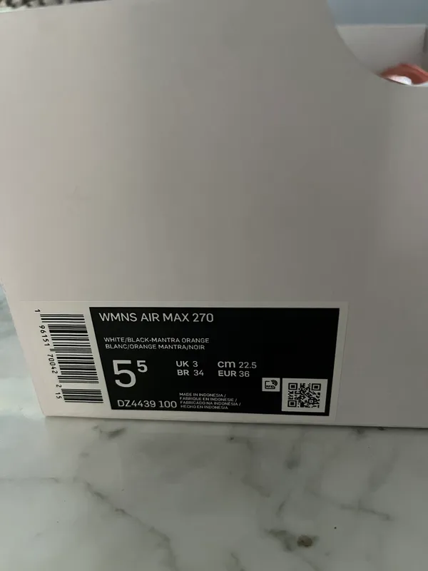 Nike Wmns Air Max 270 ‘White Mantra Orange’ - Image 3