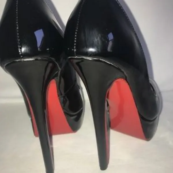 Only Maker black & red patent Stiletto Size 7 - Image 2