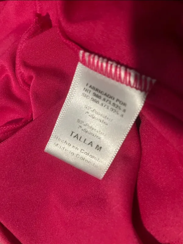 Women's Fuchsia Knot-Back Short Sleeve Top - Image 3