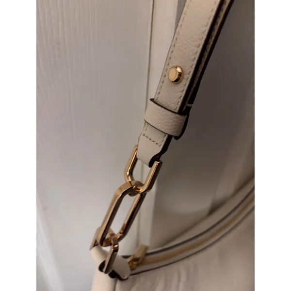 Kate Spade‎ Knott Medium Hobo Bag Parchment White Pebbled Leather Shoulder Bag - Image 3