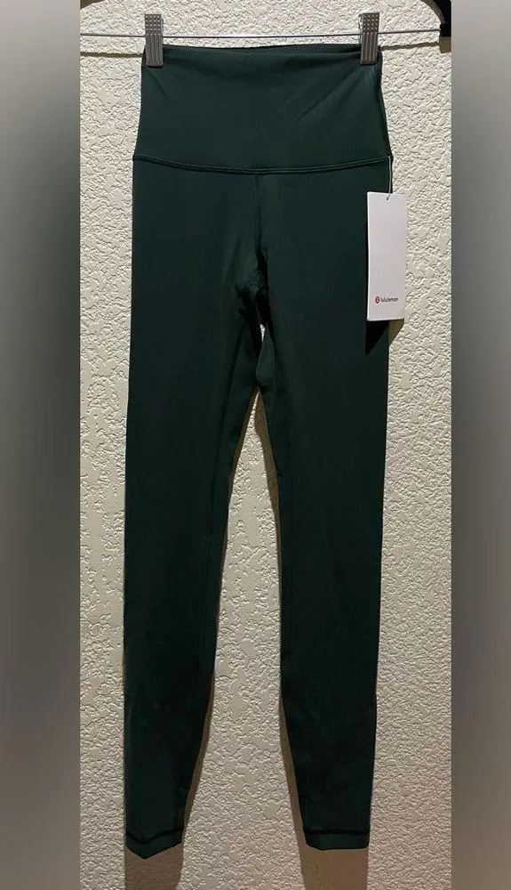 Lululemon NWT Legacy Green Wunder Train High-Rise Tights 28” Leggings Size 2 - Image 8