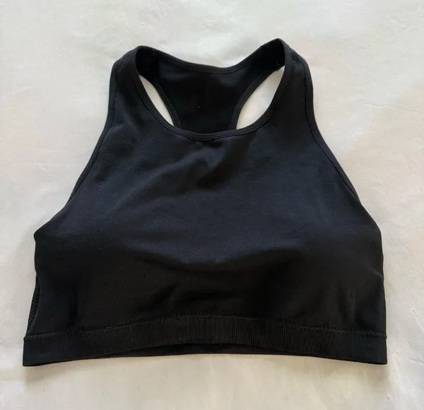 Black Workout Tank Top - Image 2