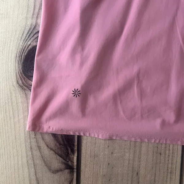 Athleta Pink Scoop Neck Racerback Tank Top - Image 8