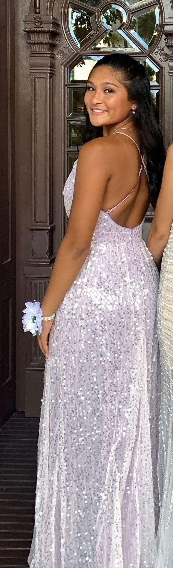 Lulus Lavender Prom Dress - Image 4