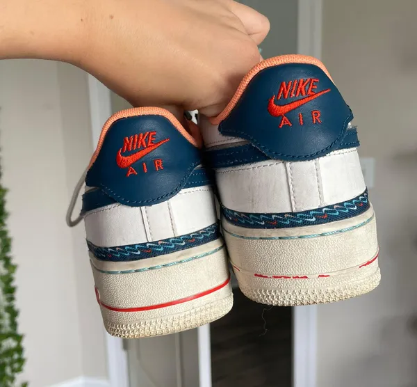 Nike 2019 Air Force 1 Low GS 'Swoosh Chain' - Image 6