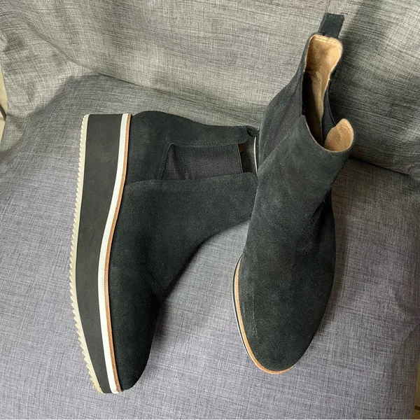 Antonio Melani Braxton suede ankle booties SZ 7.5 - Image 5