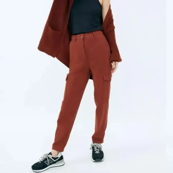 ✨Aritzia Wilfred Free Modern Cargo Burnt Orange Sz 0 Pants✨ - Image 2