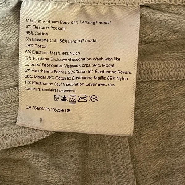 Lululemon Scuba High-Rise Jogger gray *Fleece 28"SZ 4 Womens - Image 8